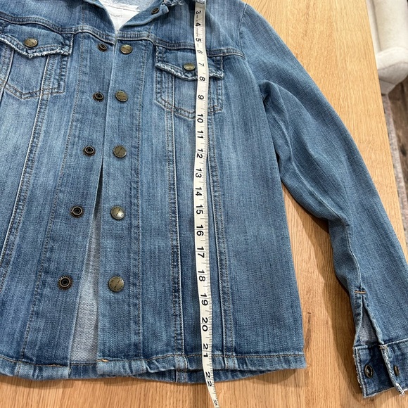 Current/Elliott The Mechanic Jean Jacket Denim Size 0 - Picture 9 of 14